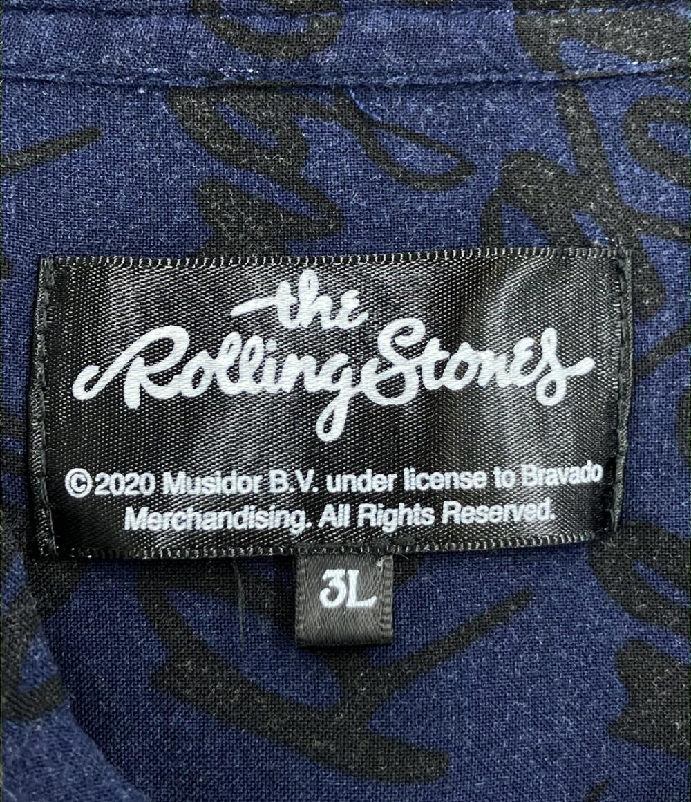 ザローリングストーンズ 半袖シャツ 総柄 メンズ SIZE 3L (XL) The Rolling Stones