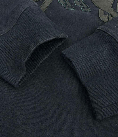 HERMES トレーナー レザーパッチ メンズ SIZE M エルメス