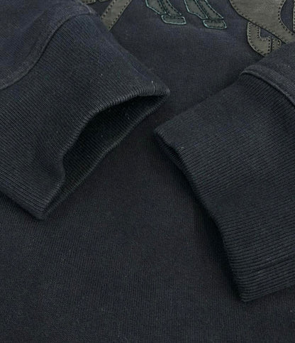 HERMES トレーナー レザーパッチ メンズ SIZE M エルメス