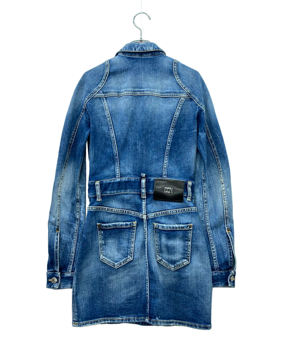 DSQUARED2 長袖ワンピース デニムワンピース レディース SIZE 38 ディースクエアード