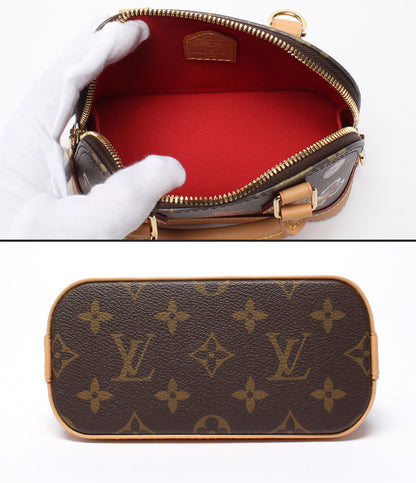 美品 LOUIS VUITTON 2way ハンドバッグ ショルダーバッグ 肩掛け 斜め掛け ナノ・アルマ キャンディ ファクトリー