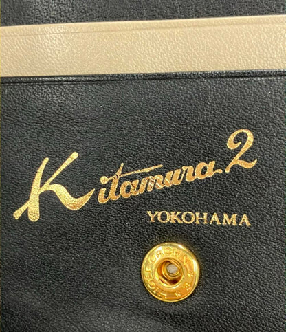 Kitamura2 二つ折り財布 がま口 牛革 レディース キタムラ2