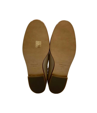 美品 フェラガモ ローファー モカシン ヴァラ レディース SIZE 7 (L) FERRAGAMO