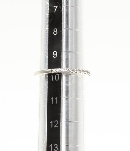 美品 PANDORA リング 指輪 SV925 ハーフエタニティ レディース SIZE 10号 パンドラ