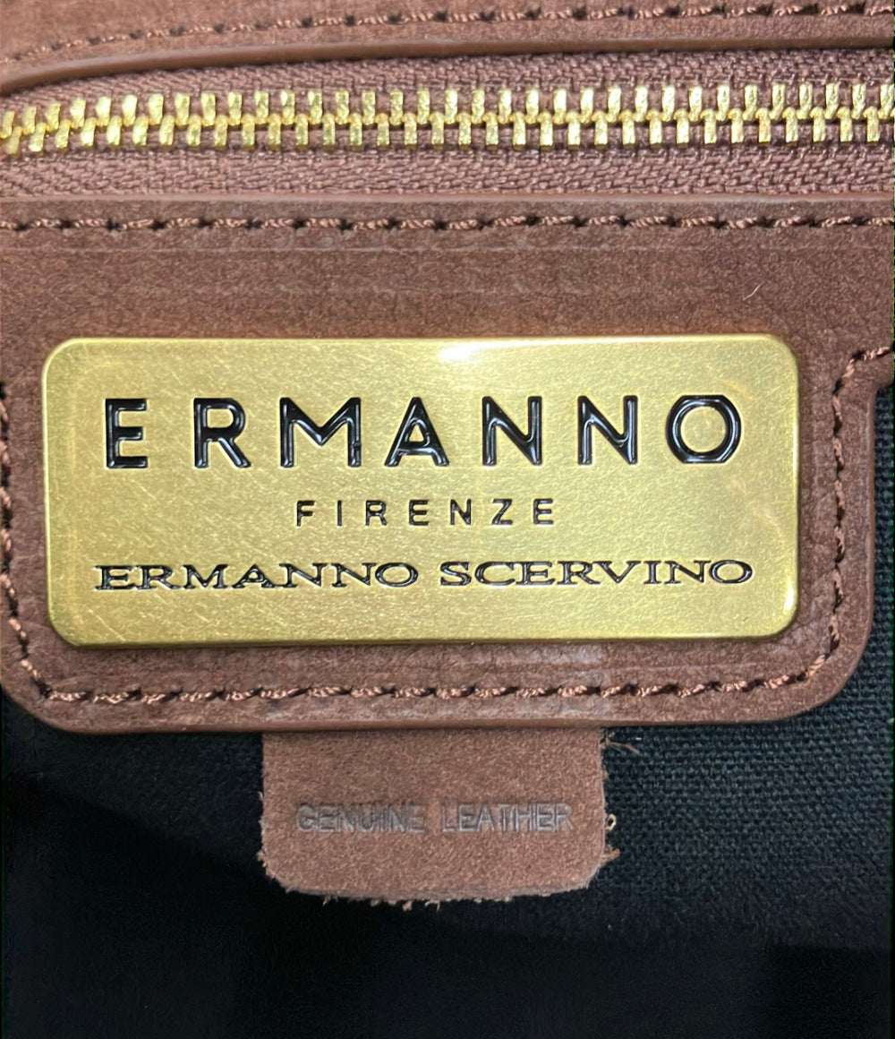 美品 ERMANNO SCERVINO ショルダーバッグ 斜め掛け スエード レディース エルマノシェルビーノ