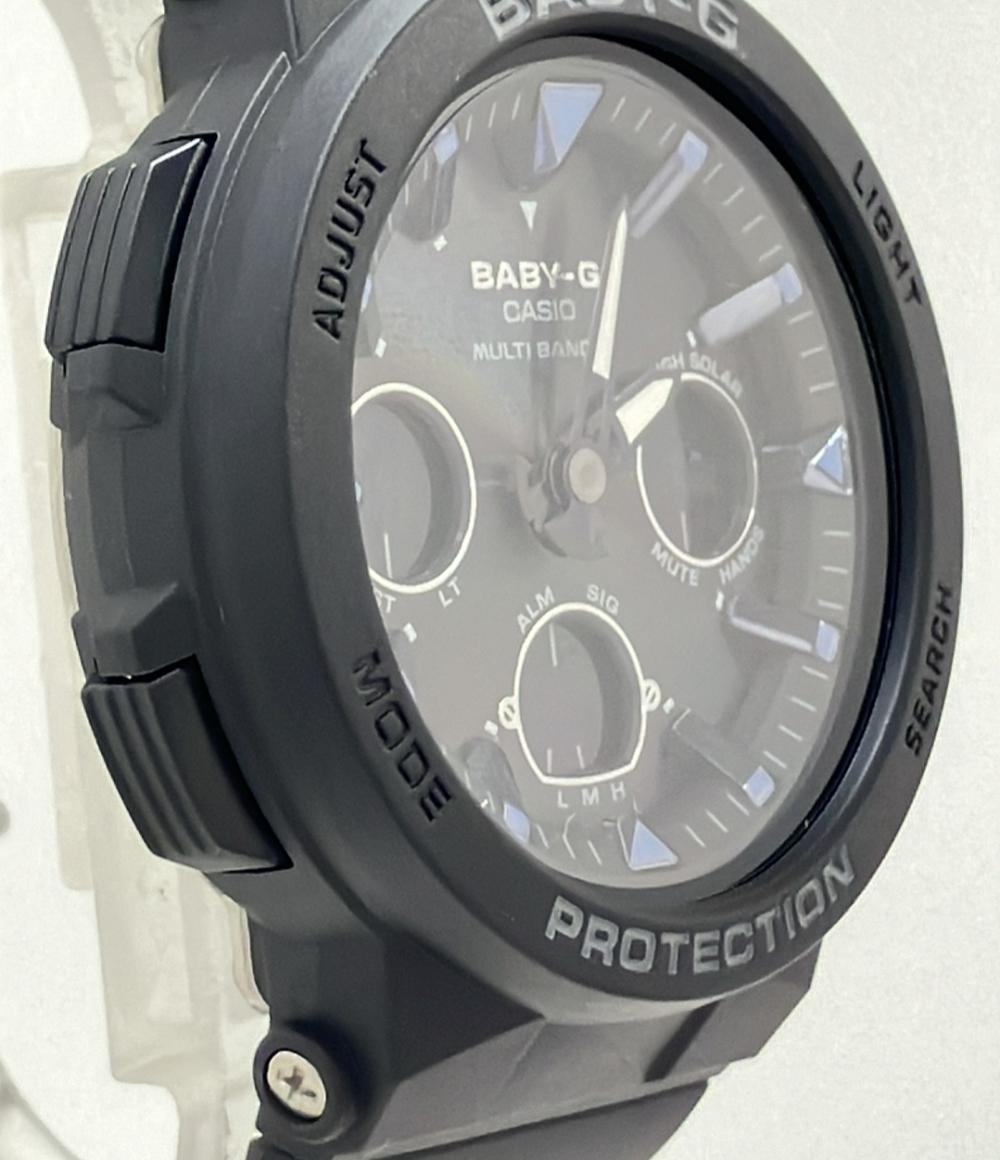 美品 CASIO 腕時計 Baby-G ソーラー ブラック BGA-2500 レディース カシオ