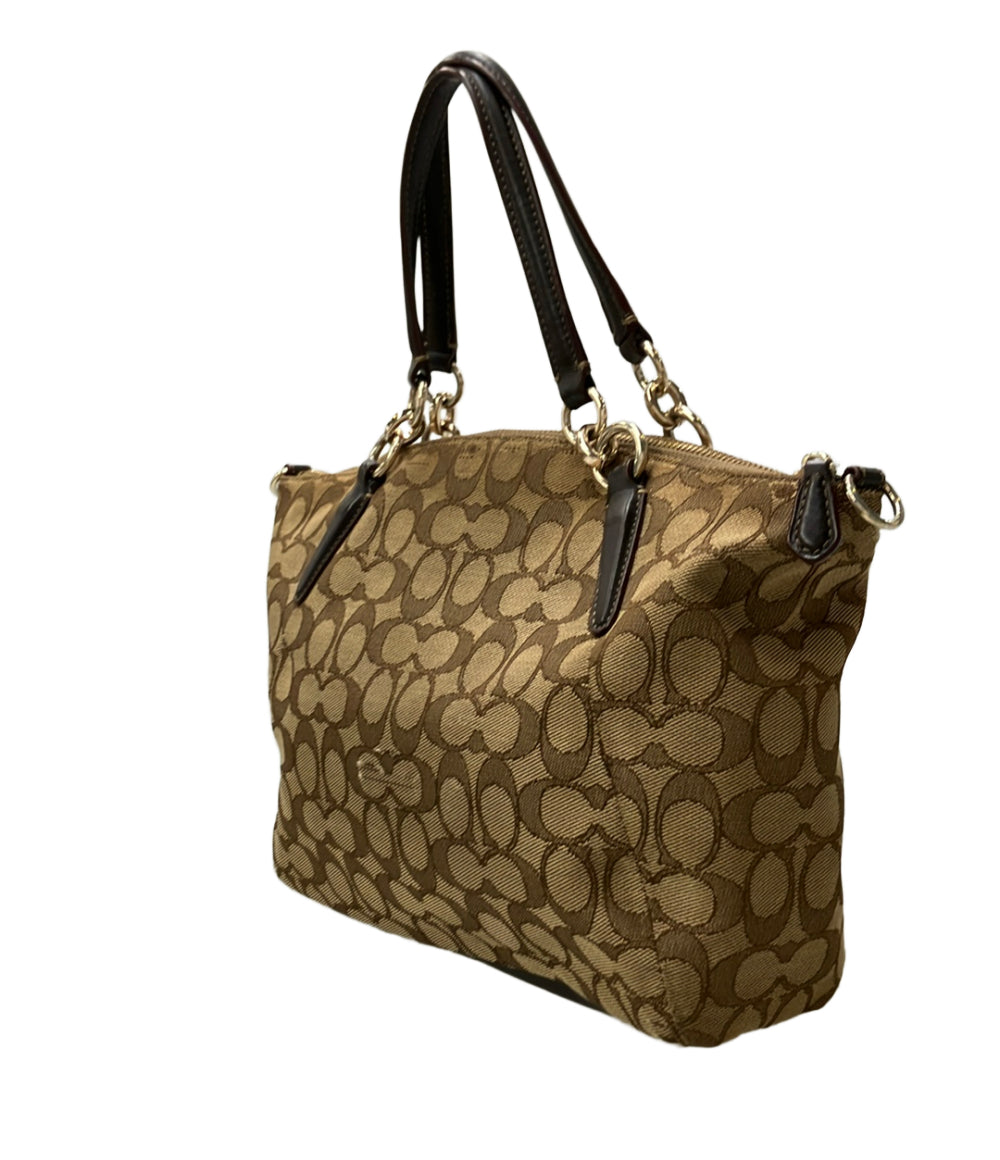 COACH 2WAY バンドバッグ ショルダーバッグ 斜め掛け シグネチャー レディース コーチ