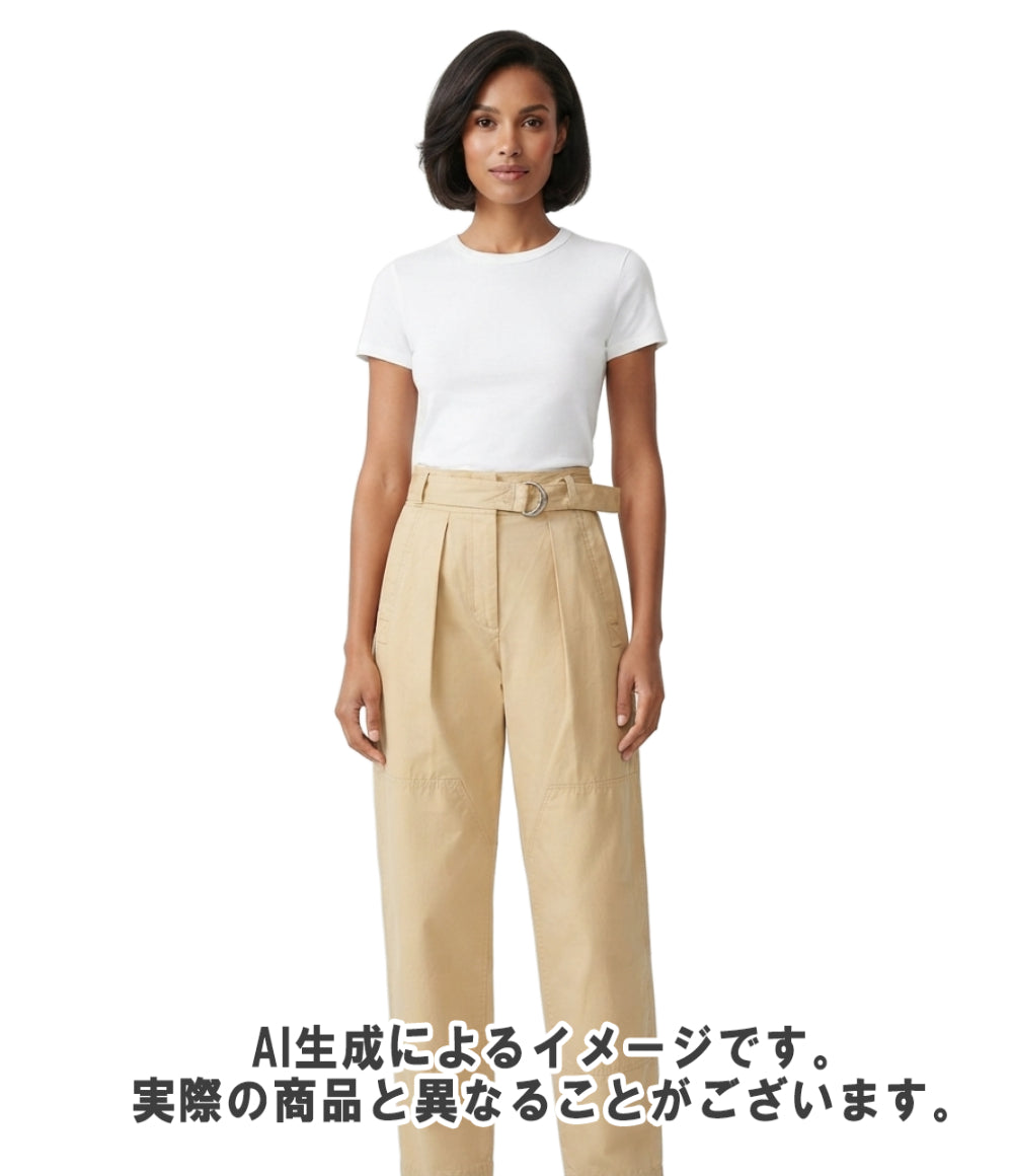 HERMES ハイウエスト パンツ H5E0434DE レディース SIZE 38 (M) エルメス