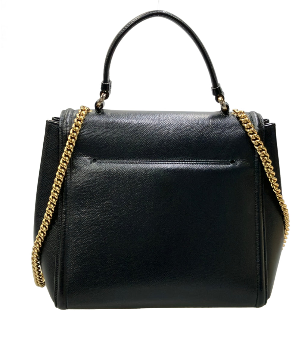Salvatore Ferragamo ハンドバッグ ショルダーバッグ チェーン リボン2WAY 斜め掛け レザー ヴァラ AU-21 G697 レディース サルヴァトーレフェラガモ