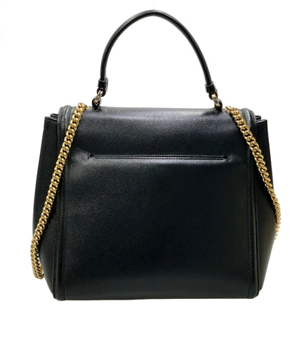 Salvatore Ferragamo ハンドバッグ ショルダーバッグ チェーン リボン2WAY 斜め掛け レザー ヴァラ AU-21 G697 レディース サルヴァトーレフェラガモ