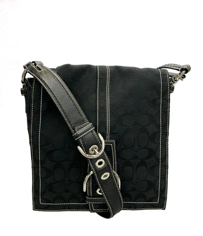 美品 コーチ ショルダーバッグ 斜め掛け シグネチャー 10082 レディース COACH