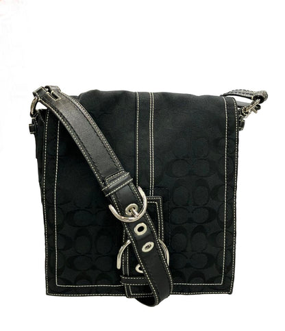 美品 コーチ ショルダーバッグ 斜め掛け シグネチャー 10082 レディース COACH