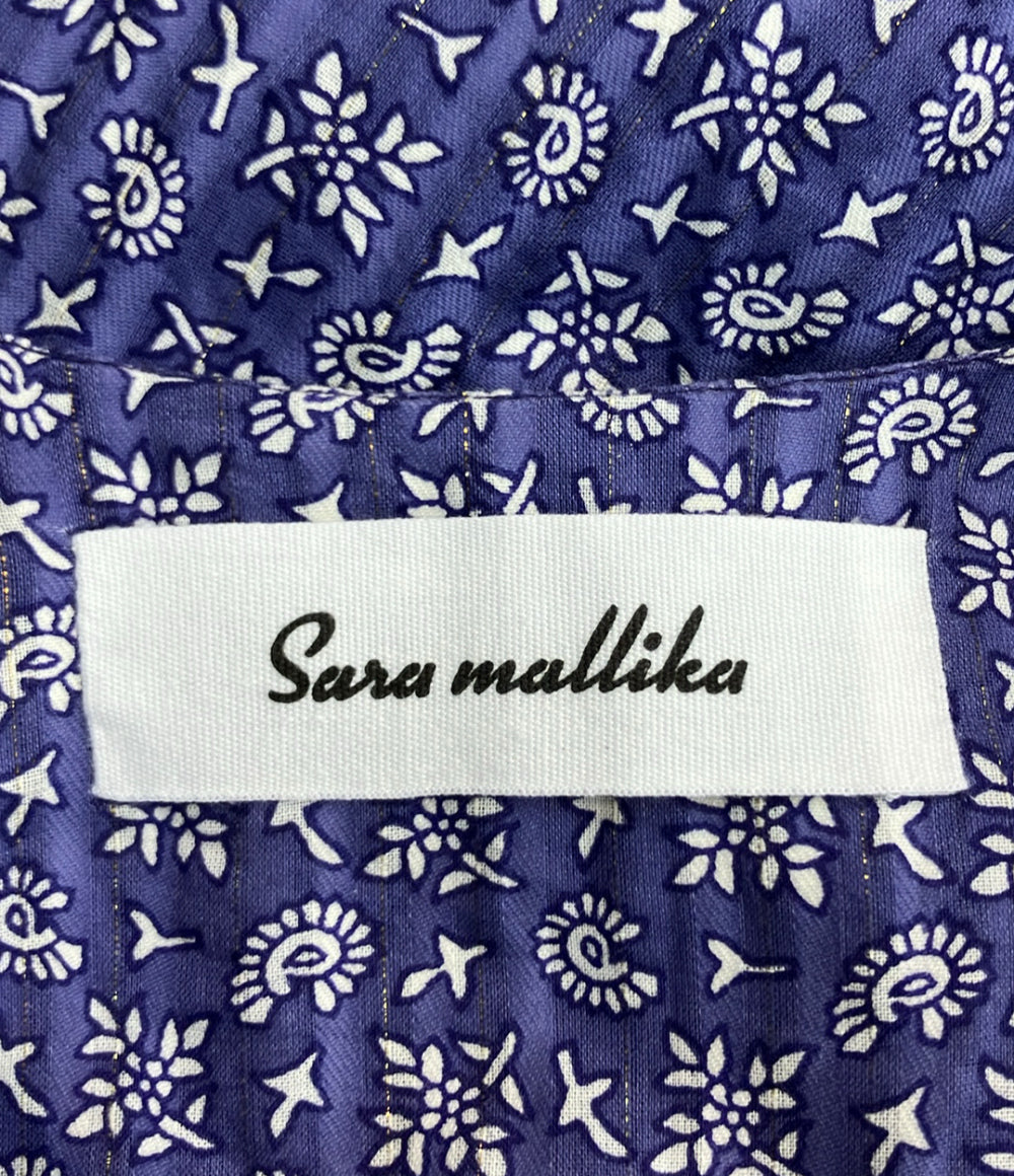Sara mallika 長袖ワンピース 花柄 レディース SIZE S サラマリカ