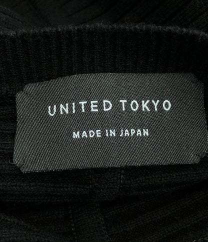 ユナイテッドトウキョウ 長袖ニット ショートニット ジップアップ レディース SIZE F (M) UNITED TOKYO