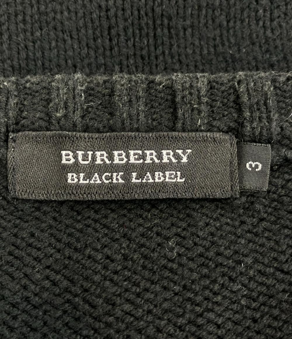 バーバリーブラックレーベル 長袖ニット メンズ SIZE 3 (L) BURBERRY BLACK LABEL