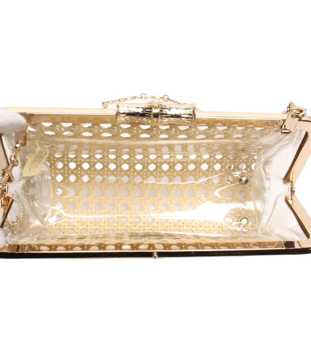 美品 ケイトスペード 2wayチェーンショルダーバッグ 斜め掛け クラッチバッグ がま口 レディース Kate Spade