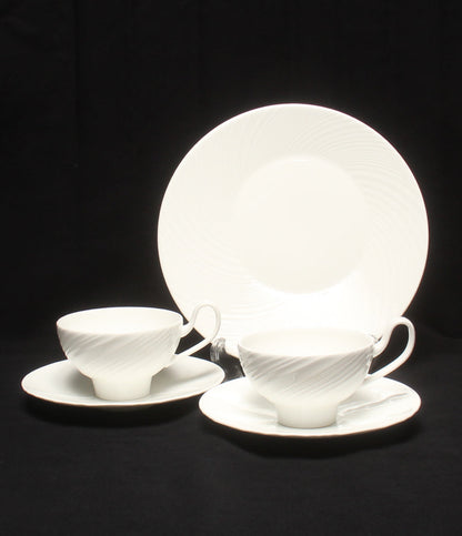 ウェッジウッド  カップ＆ソーサー 2客 プレート 皿 23cm セット  エスリアル ETHEREAL       WEDGWOOD