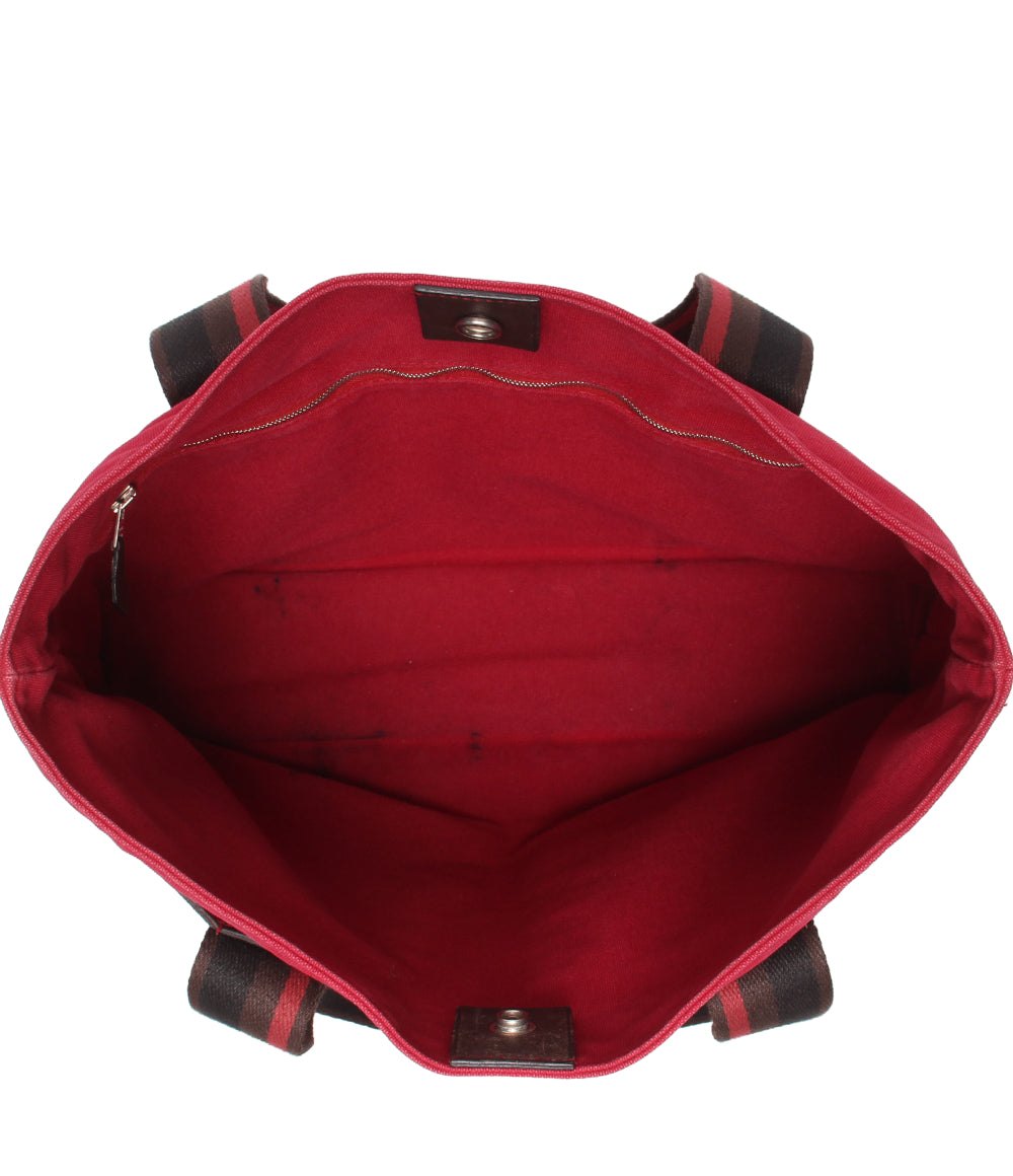 HERMES トートバッグ シルバー金具 トロカホリゾンタルMM レディース エルメス