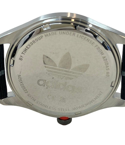 美品 adidas 腕時計 コードフォー クオーツ ブラック AOSY22522 レディース メンズ アディダス