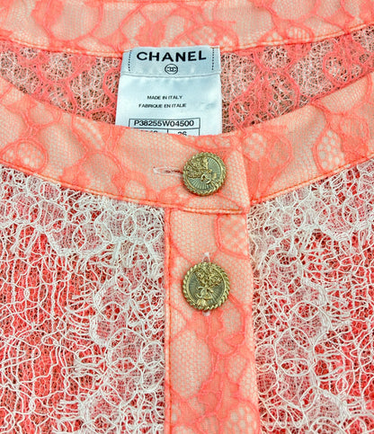 美品 CHANEL レース カーディガン P38255W04500 レディース SIZE 36 (XS) シャネル