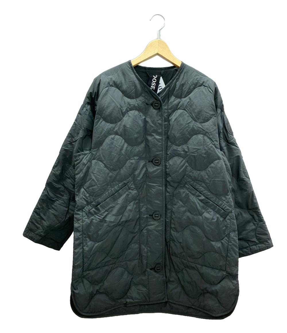 美品 カナダグース ノーカラーロングダウンジャケット アウター コート メンズ SIZE M CANADA GOOSE