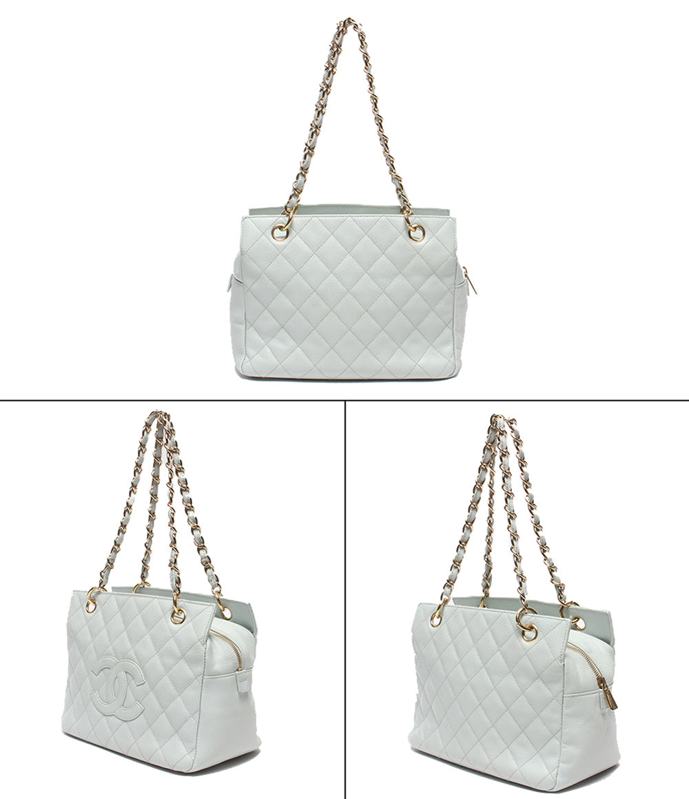 CHANEL チェーントートバッグ ショルダーバッグ 肩掛け ゴールド金具 マトラッセ ココマーク 7番台 レディース シャネル