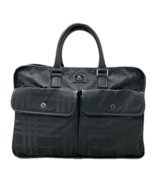 BURBERRY BLACK LABEL ブリーフケース ビジネスバッグ チェック柄 メンズ バーバリーブラックレーベル