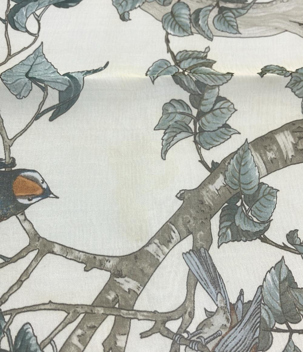 HERMES スカーフ カレ90 シルク 100% AU COEUR DES BOIS レディース エルメス