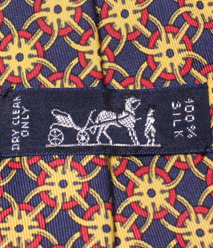 美品 HERMES ネクタイ シルク100% メンズ エルメス