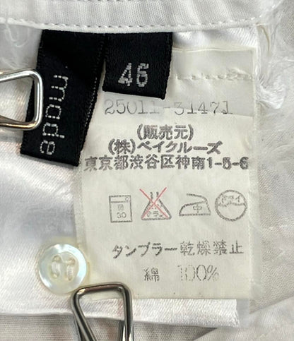 Carol Christian Poell 長袖 ノーカラー シャツ メンズ SIZE 46 (M) キャロルクリスチャンポエル
