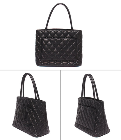 CHANEL トートバッグ ショルダーバッグ 肩掛け ゴールド金具 7番台 キャビアスキン レディース シャネル