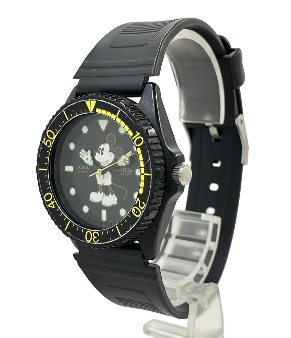 希少 未使用 SEIKO アルバ MICKEY クォーツ ディズニー公式 腕時計 セイコー SEIKO アルバ ミッキーマウス ディズニーウォッチ クォーツ