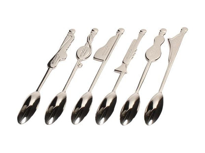 美品 ミキモトインターナショナル スプーン 楽器モチーフ 6点セット MIKIMOTO international