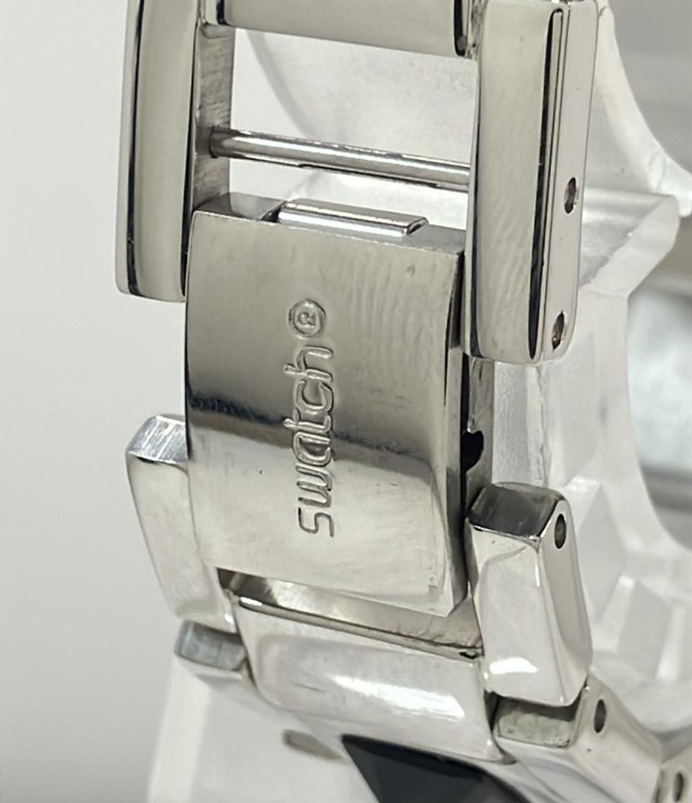 スウォッチ 腕時計 IRONY クオーツ ブラック メンズ Swatch