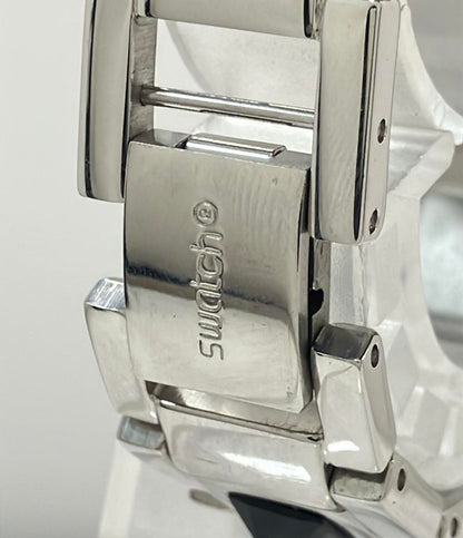 スウォッチ 腕時計 IRONY クオーツ ブラック メンズ Swatch