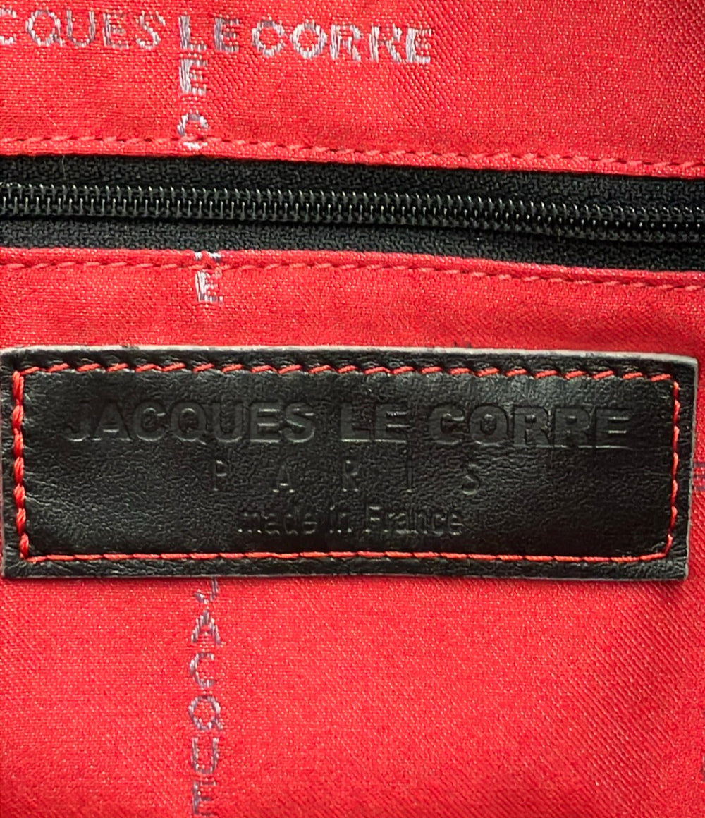 美品 Jacques le corre 2way ハンドバッグ ショルダーバッグ 斜め掛け メタリック レディース ジャック・ル・コール