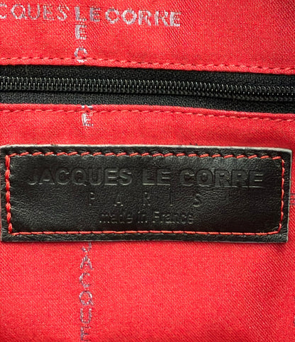 美品 Jacques le corre 2way ハンドバッグ ショルダーバッグ 斜め掛け メタリック レディース ジャック・ル・コール