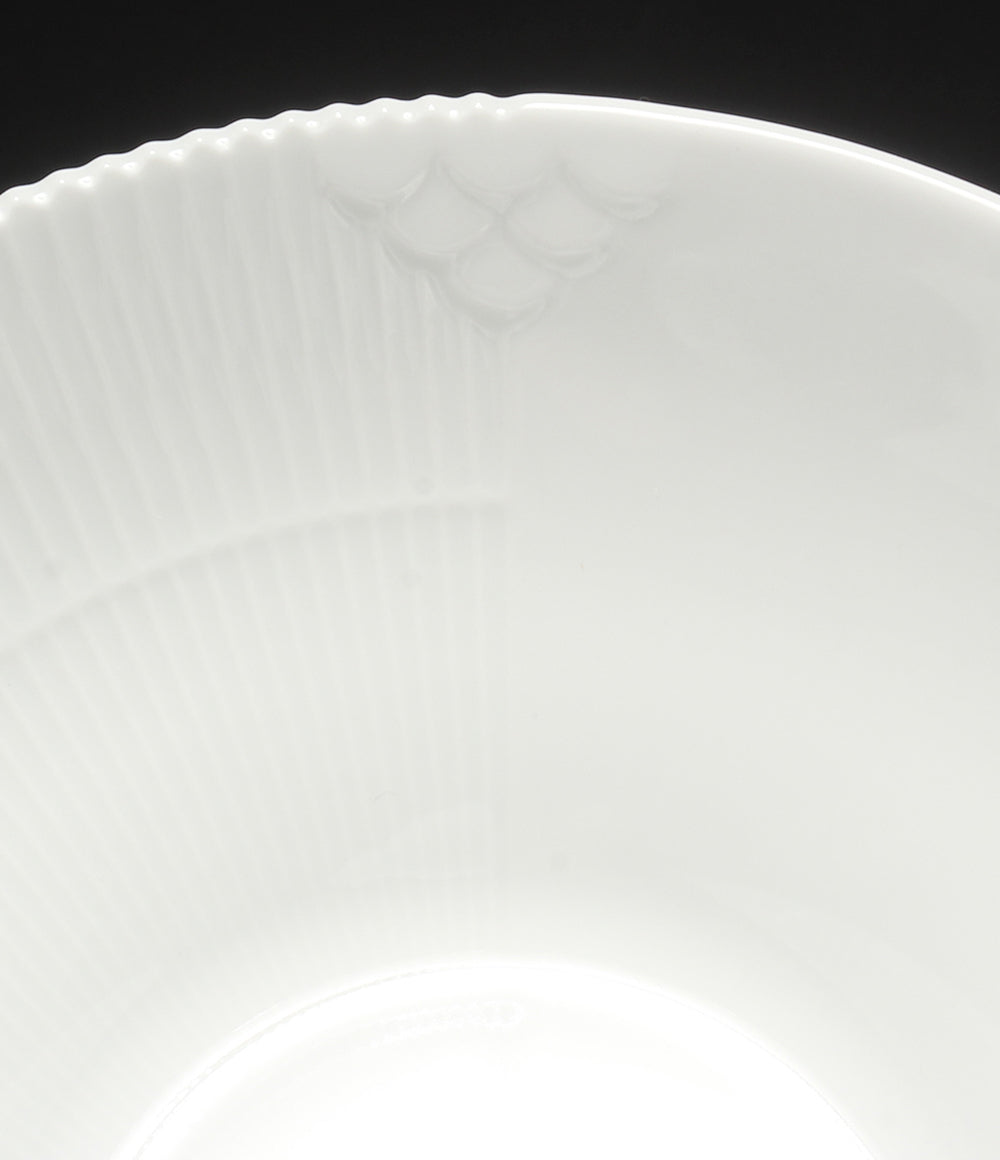 美品 Royal Copenhagen ボウル 皿 18cm ホワイトエレメンツ ロイヤルコペンハーゲン