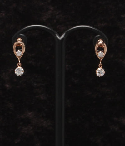 美品 4℃ ピアス K10 ホワイトトパーズ レディース ヨンドシー