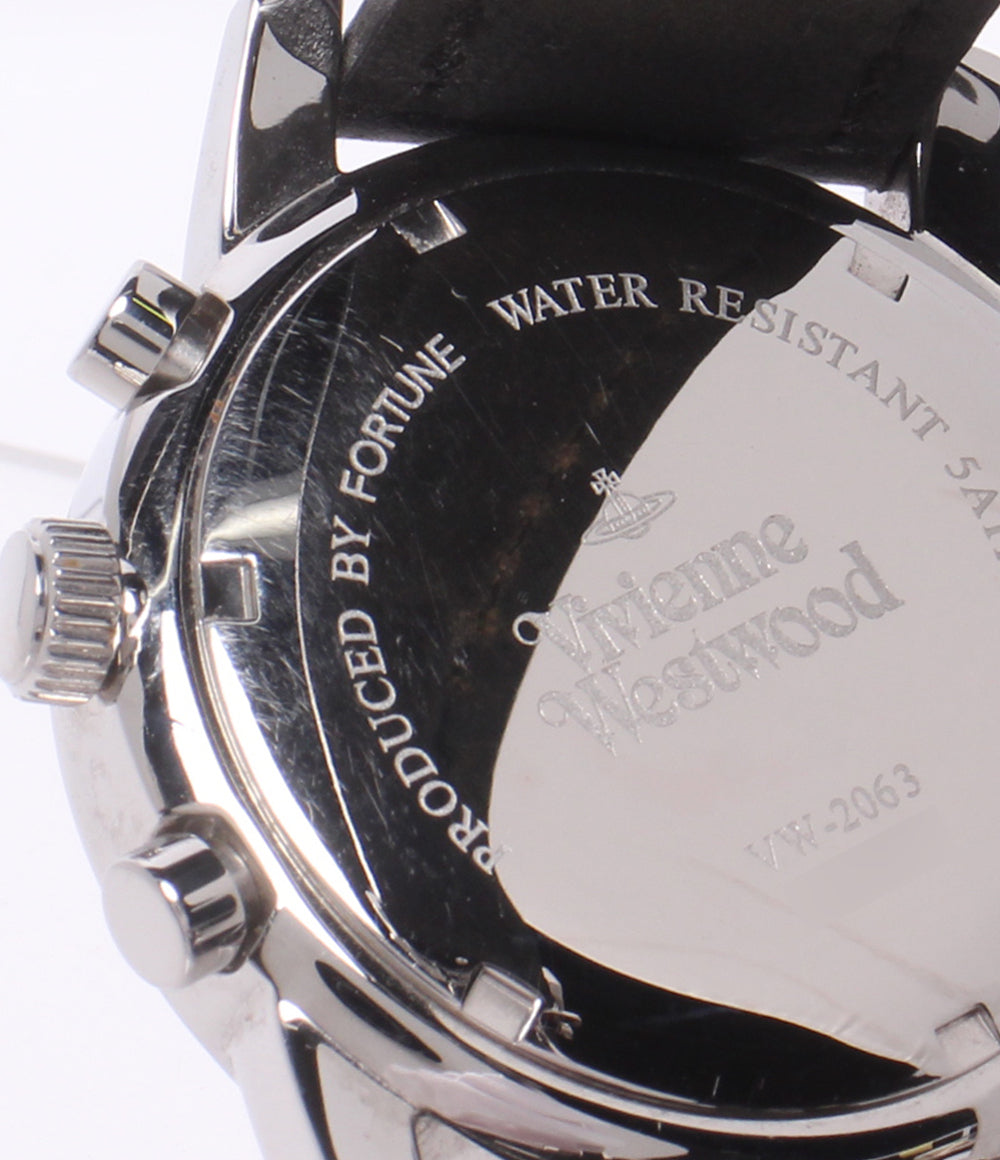 Vivienne Westwood 腕時計 CAGE ケージ クオーツ ブラック VW-2063 メンズ レディース ヴィヴィアンウエストウッド