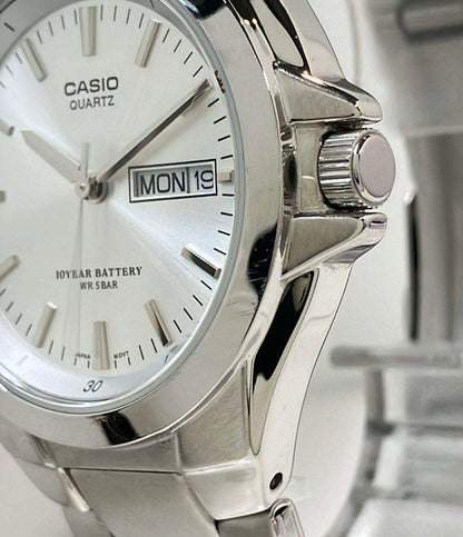 CASIO 腕時計 クオーツ シルバー MTP-1228DJ メンズ カシオ