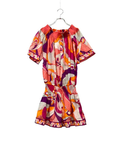 Emilio Pucci 半袖ワンピース  オフショルダー タグ付き 51WG01 レディース SIZE 40 (S) エミリオ・プッチ