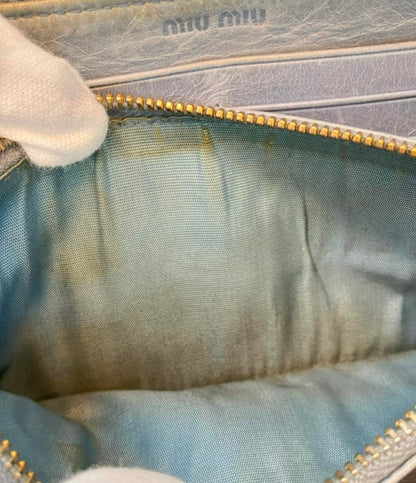 ミュウミュウ ラウンドファスナー長財布 レディース MIUMIU