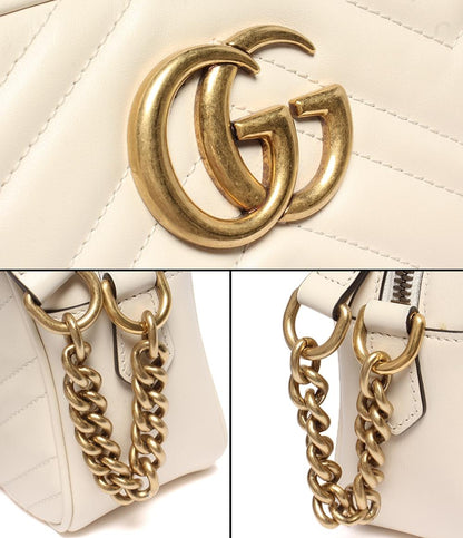 GUCCI ショルダーバッグ 斜め掛け 肩掛け スモール カメラバッグ GGマーモント 447632 213317 レディース グッチ
