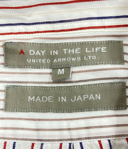 アデイインザライフユナイテッドアローズ 長袖シャツ ストライプ柄 メンズ SIZE M (M) A DAY IN THE LIFE UNITED ARROWS