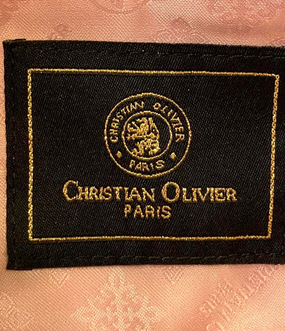 美品 クリスチャンオリビエ 2wayハンドバッグ ショルダーバッグ ヒョウ柄 レディース CHRISTIAN OLIVIER