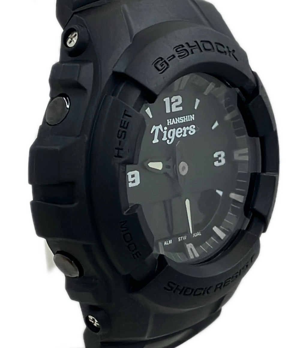 美品 CASIO 腕時計 阪神タイガース85周年 G-SHOCK クオーツ ブラック G-100 レディース メンズ カシオ