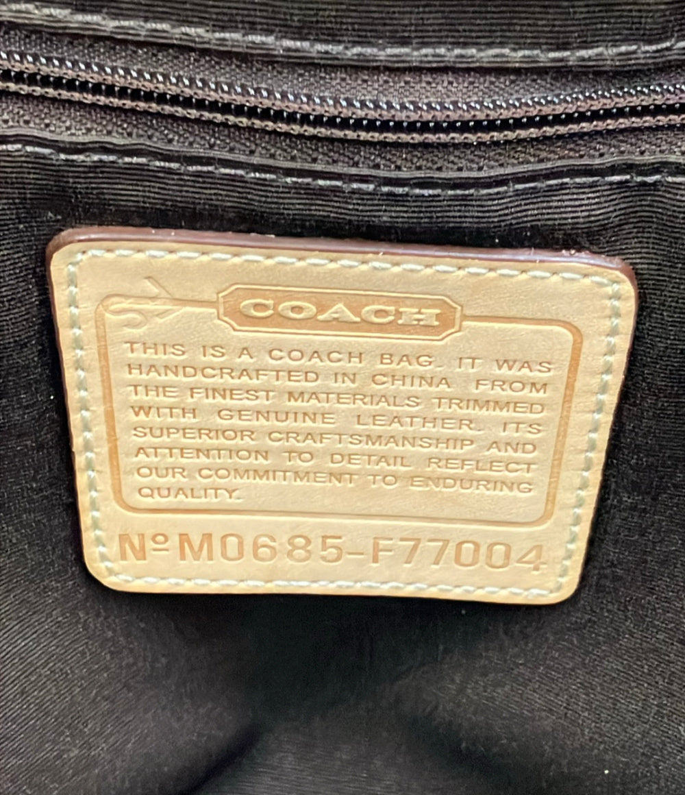COACH ショルダーバッグ 斜め掛け ミニシグネチャー F77004 レディース コーチ