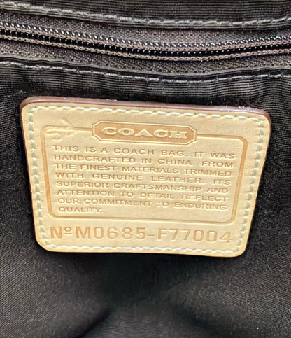 COACH ショルダーバッグ 斜め掛け ミニシグネチャー F77004 レディース コーチ