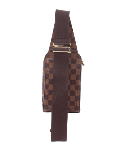 LOUIS VUITTON ボディバッグ ウエストポーチ ジェロニモス ダミエ エベヌ N51994 メンズ ルイ・ヴィトン